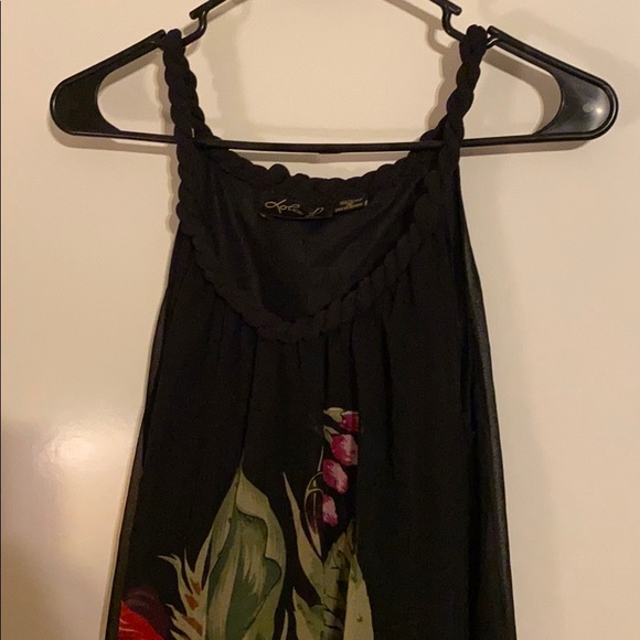 Lola P Floral Print Sleeveless Dress - Picture 2 of 4